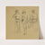 Full-length rear-view sketches of three soldiers (1860-1865) by Alfred Rudolph Waud