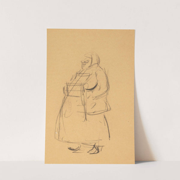 Füllige Dame by Heinrich Zille