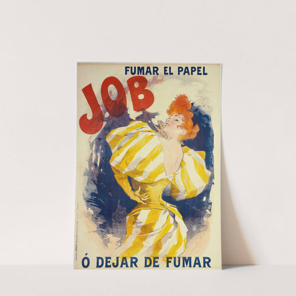 Fumar El Papel Job O Dejar De Fumar (1895) by Jules Chéret