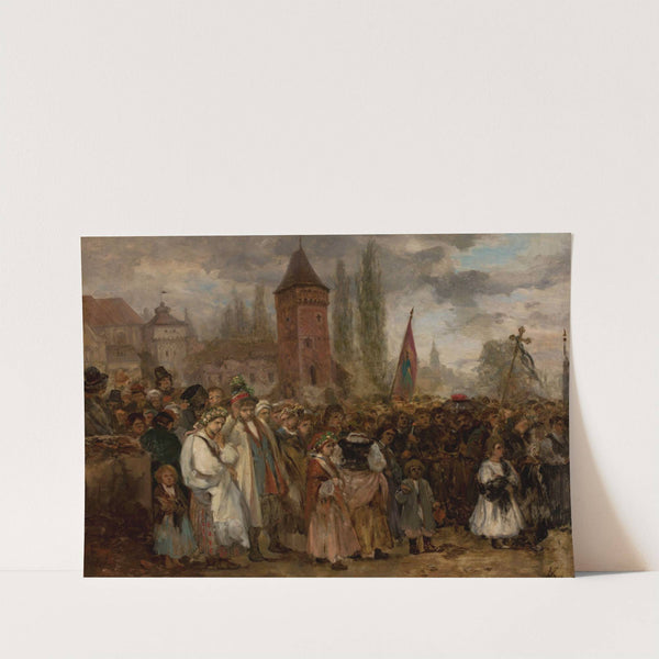 Funeral and wedding by Aleksander Kotsis