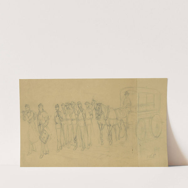 Funeral march (1865) by Alfred Rudolph Waud