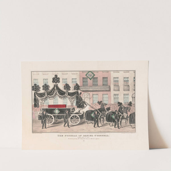 Funeral of Daniel O’Connell (1847) by Currier & Ives.