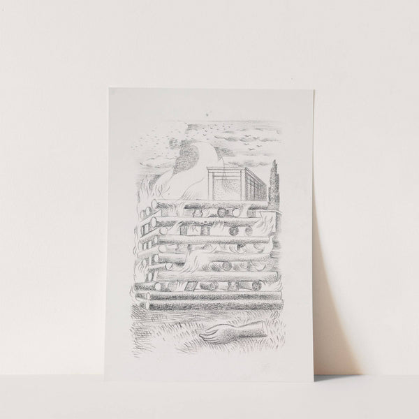 Funeral Pyre by Paul Nash