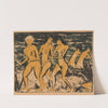 Fünf gelbe Akte am Wasser (1921) by Otto Mueller