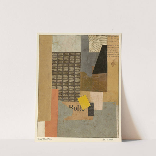 für Herrn Dr. Bode by Kurt Schwitters