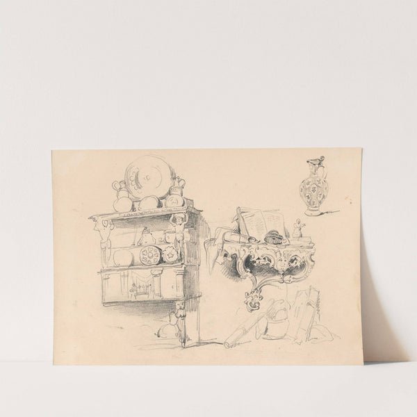 Furniture and Jug by Nicaise De Keyser