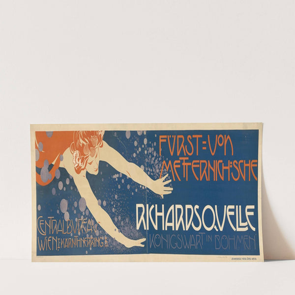 Fürst von Metternichsche Richardsquelle (1899) by Koloman Moser