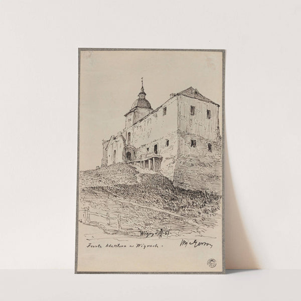 Furta klasztoru w Wigrach (1851) by Wojciech Gerson