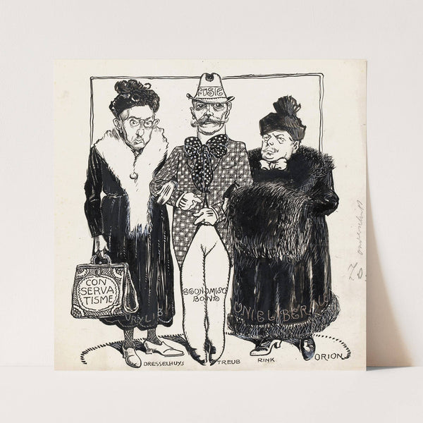 Fusie liberale partijen (1921) by Patricq Kroon