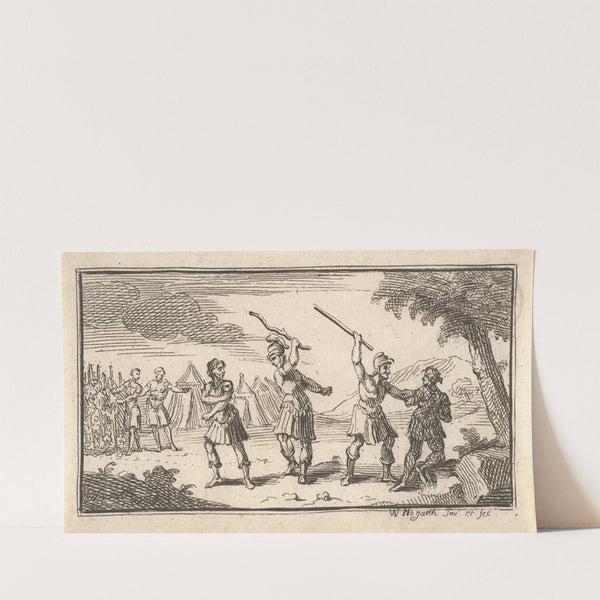 Fustium Admonitio (1725) by William Hogarth