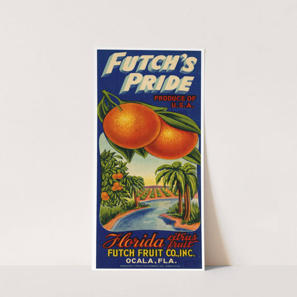 Futch’s Pride Citrus Label (1930-1950)