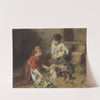 Fütterung Der Kaninchen by Felix Schlesinger