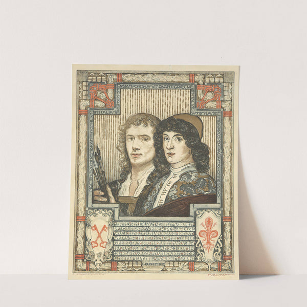 G. Buskenhuet, Rembrandt and Raphael (ca. 1923) by Huib Luns