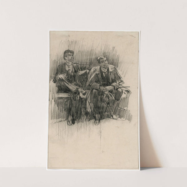 G.H. Breitner, schilder, en onbekende by Nicolaas van der Waay