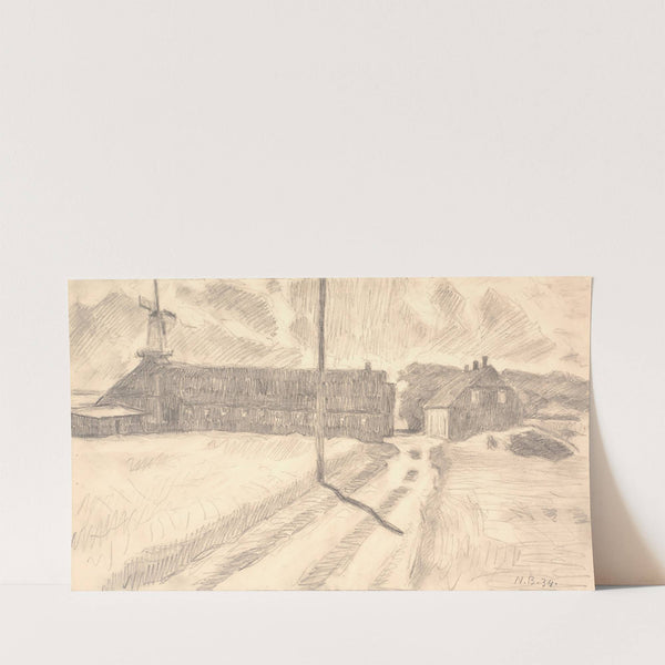 Gaarden Vester Paabjerg (1934) by Niels Bjerre