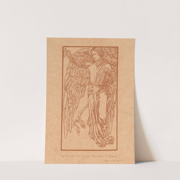 Gabriel, the Herald and Interpreter of Heaven (1898) by Johannes Josephus Aarts