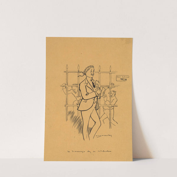 Gabriele d’Annunzio (1910s) by Yves Marevéry