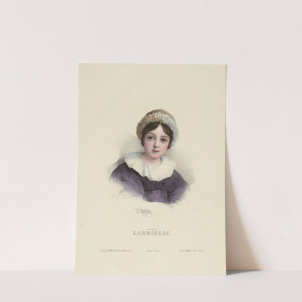 Gabrielle (1828-1830) by Pierre Louis Henri Grévedon