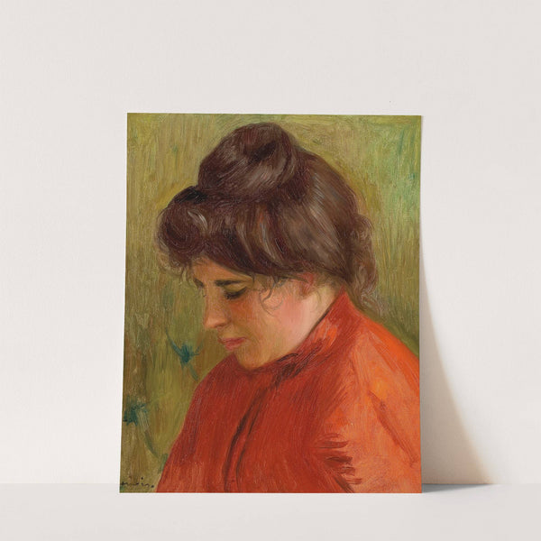 Gabrielle en Rouge by Pierre-Auguste Renoir