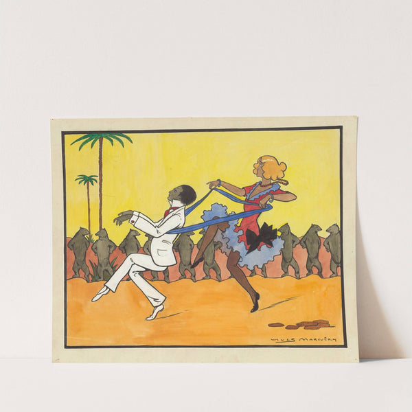 Gaby Deslys et Harry Pilcer dans ‘La revue de Marigny’ de Michel Carré et André Barde (1912) by Yves Marevéry