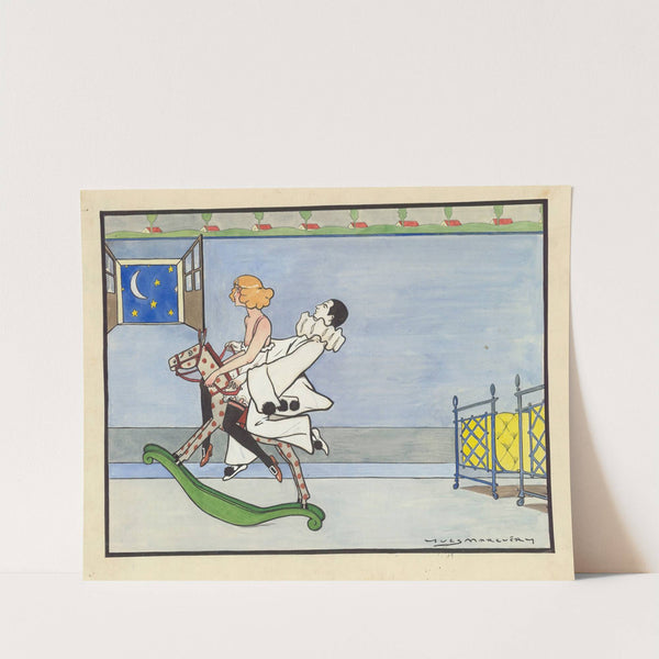 Gaby Deslys et Harry Pilcer dans ‘La revue de Marigny’ de Michel Carré et André Barde (1912) by Yves Marevéry