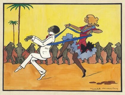 Gaby Deslys et Harry Pilcer dans ‘La revue de Marigny’ de Michel Carré et André Barde (1912)
