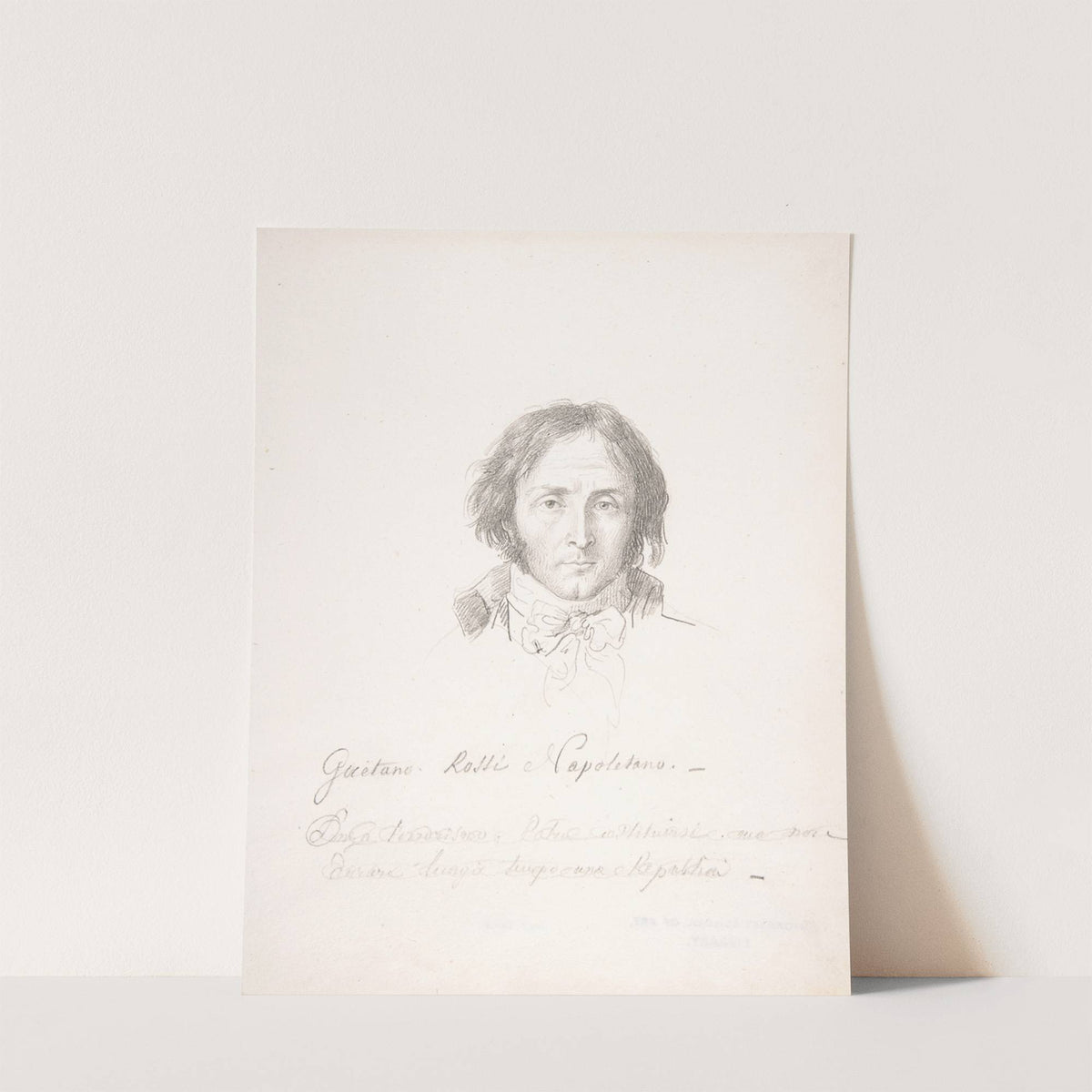Gaetano Rossi Napoletano by Jean Baptiste Joseph Wicar