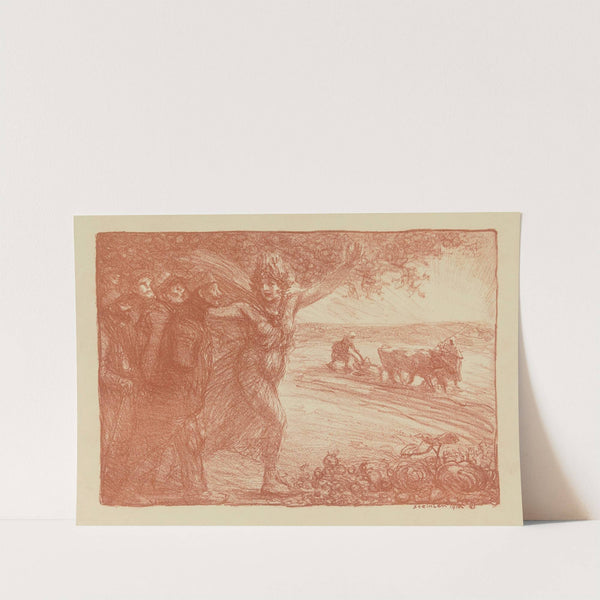 Gala pour encourager les agriculteurs mutilés à revenir à la terre – programme (1916) by Théophile Alexandre Steinlen