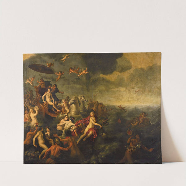 Galatea and Acis (Ovid,Metamorphoses, book XIII) by Adriaen Van Nieulandt