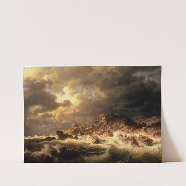 Gale on the Bohuslän Coast by Marcus Larson