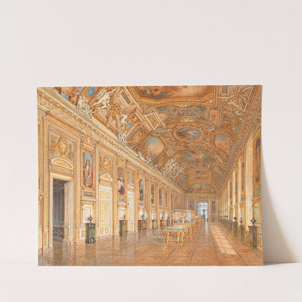 Galerie d’Apollon in the Louvre, Paris (1902) by Franz Alt