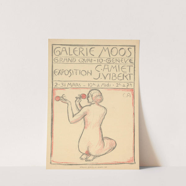 Galerie Moos. Exposition C. Amiet, J. Vibert (1914) by Cuno Amiet