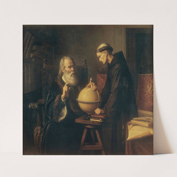 Galileo Demonstrating the New Astronomical Theories at the University of Padua by Félix Parra
