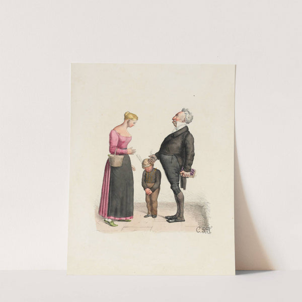 Gallerie des Savans. C’est à vous by Charles-Joseph Traviès de Villers