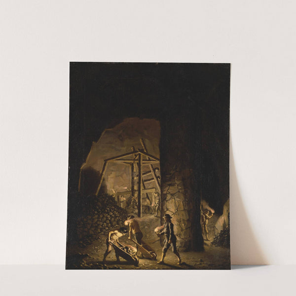 Gallery in Falun Copper Mine by Pehr Hilleström