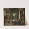 Gallery of a Palace with Ornamental Architecture and Columns by Dirck Van Delen