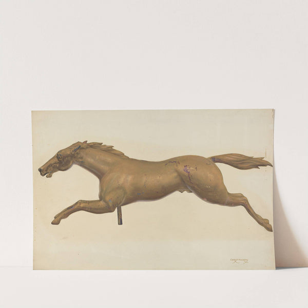 Galloping Horse Weather Vane by Chris Makrenos