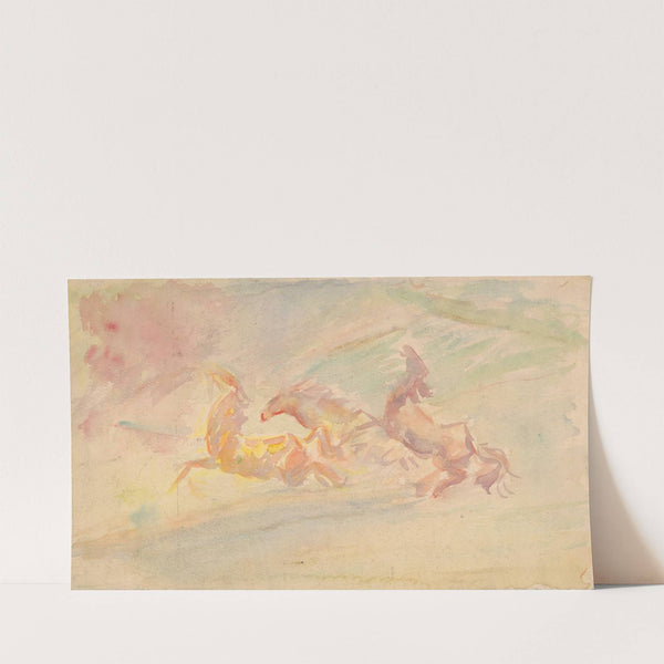 Galloping Horses (1940-1944) by Arnold Peter Weisz-Kubínčan