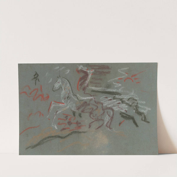 Galloping Horses by Arnold Peter Weisz-Kubínčan