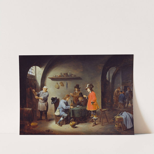 Gambling Scene at an Inn by David Teniers The Younger