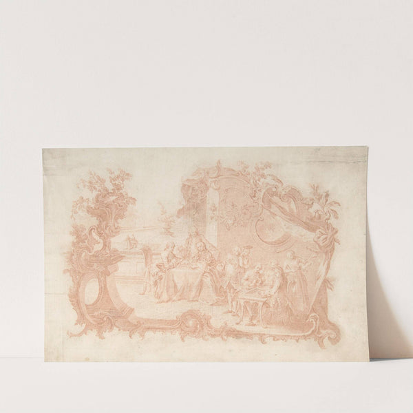 Game of Backgammon by Johann Esaias Nilson