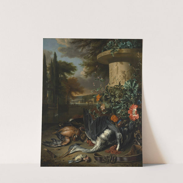 Gamepiece with a Dead Heron by Jan Weenix