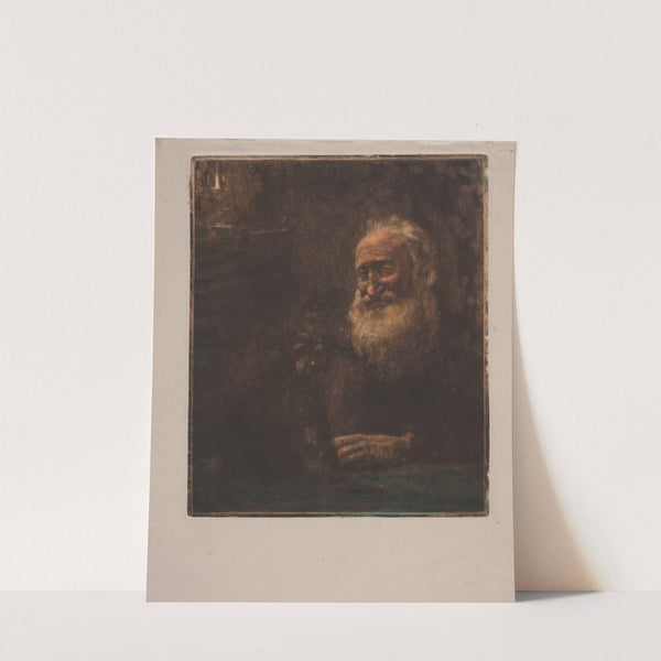 Gamle Schøtt med hunden by Hans Nikolaj Hansen