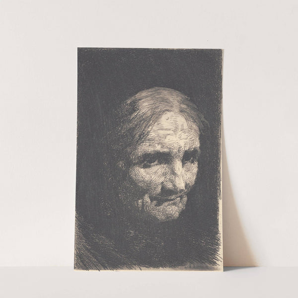 Gammel kone by Frans Schwartz