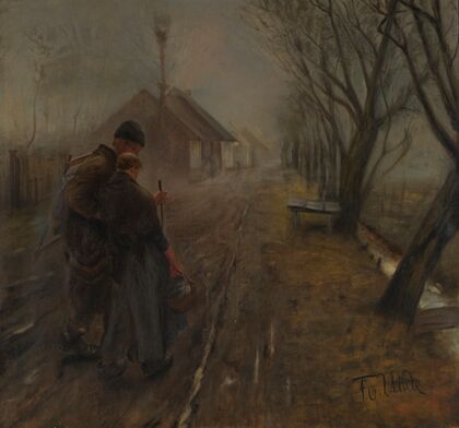 Gang nach Bethlehem (Schwerer Gang) (1890)