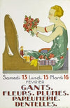 Gants. Fleurs. Plumes. Parfumerie. Dentelles.