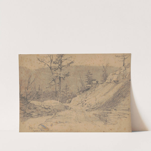 Gap in Big Mountain, Zerby’s Run, no. 1 vein (1851) by James Fuller Queen