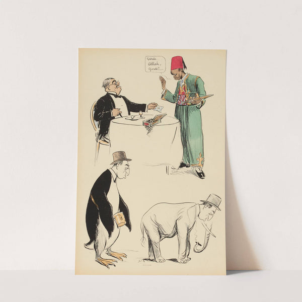 Garde ,Allah, garde !! (1923) by Georges Goursat (Sem)