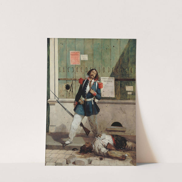 Garde national blessé (épisode de la révolution de 1848) by Alcide-Joseph Lorentz