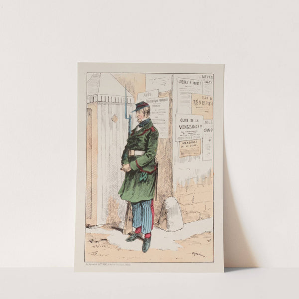 Garde nationale sédentaire (1871) by Draner
